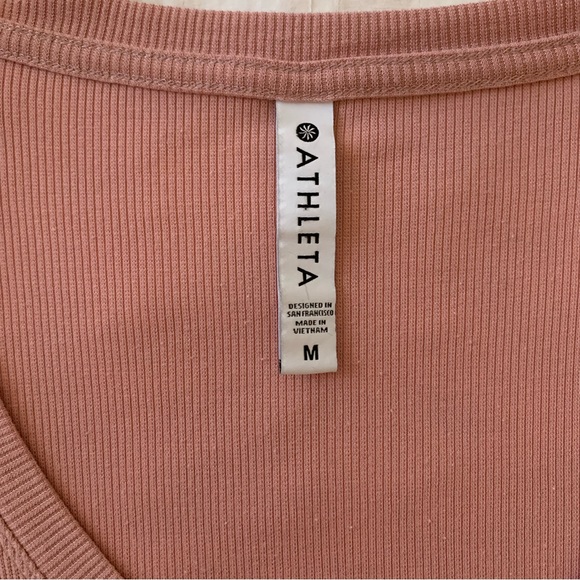 Athleta Cloudlight Rib Stratus Top in Mauve Pink - Picture 5 of 13